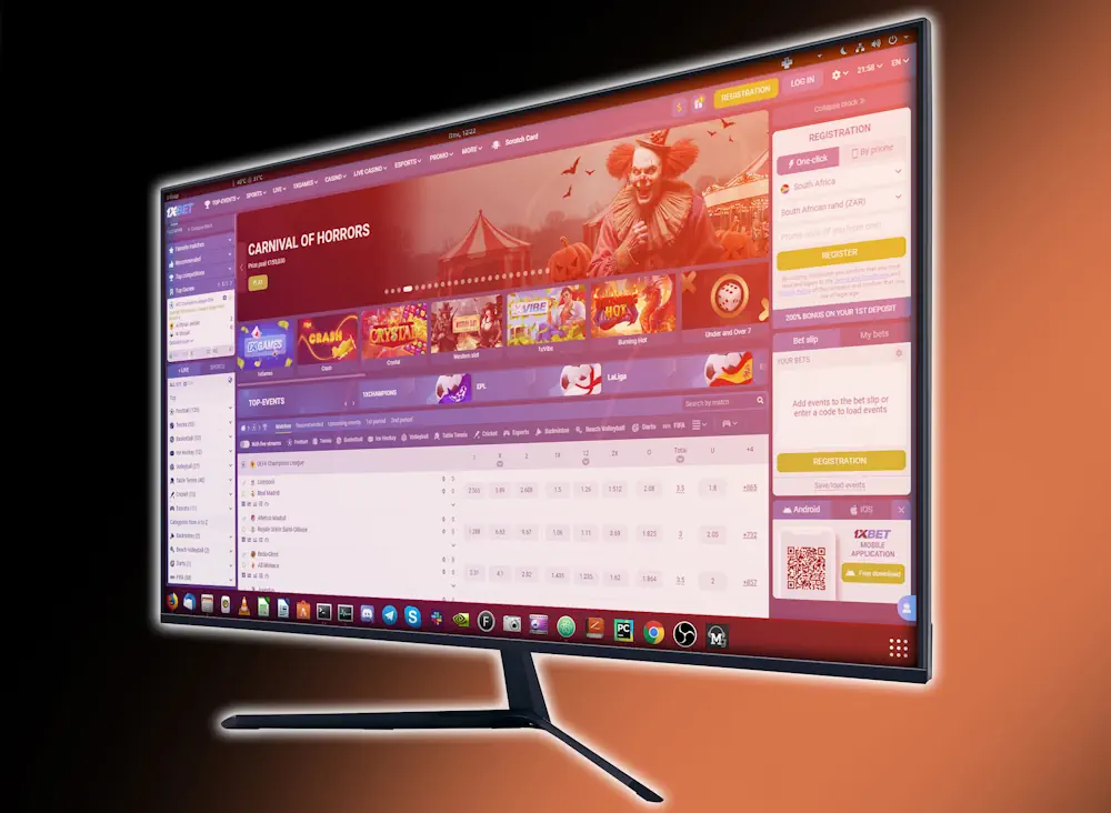 Linux casinos 1xBet Banner